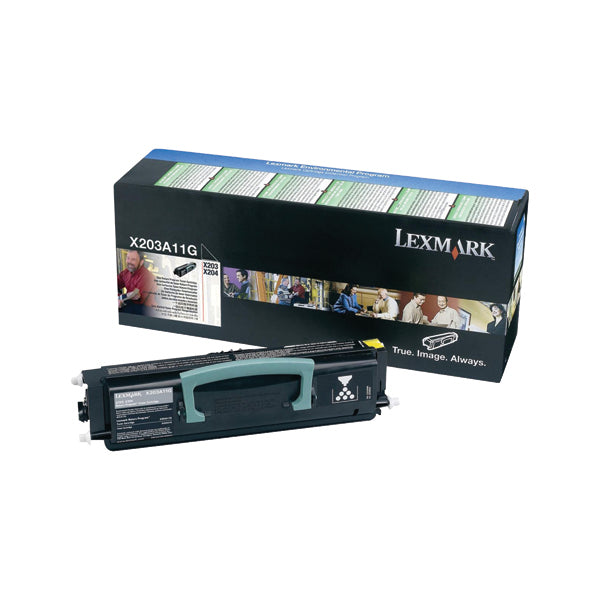 Lexmark X203 Black Return Programme Toner Cartridge X203A11G