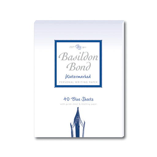 Basildon Bond Writing Pad 137 x 178mm Blue (Pack of 10) 100100123