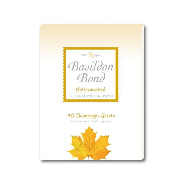 Basildon Bond Writing Pad 137 x 178mm Champagne (Pack of 10) 100101040
