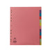 Concord Divider 12-Part A4 Extra Wide Pastel Colours 71799/J17