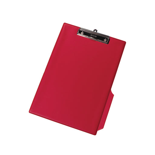 Q-Connect PVC Single Clipboard Foolscap Red KF01298
