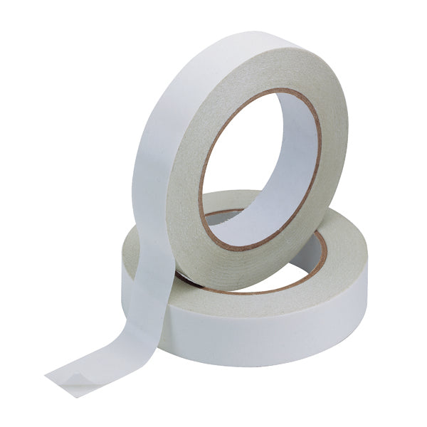 Q-Connect Double Sided Tissue Tape 25mm x 33m (Pack of 6) KF02221