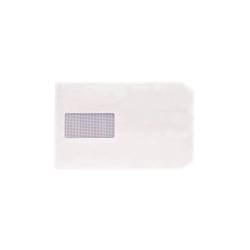 Q-Connect C5 Envelopes Window Pocket Peel and Seal 100gsm White (Pack of 500) IP53