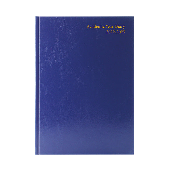 Academic Diary Day Per Page A5 Blue 2022-2023 KF1A5ABU22