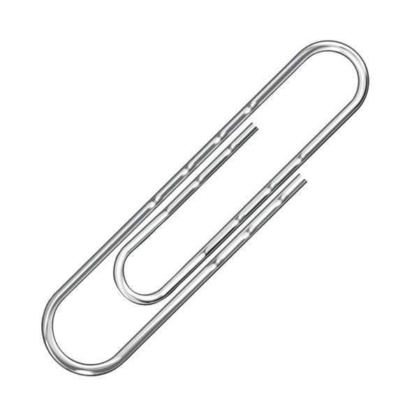 Q-Connect Paperclips Wavy 77mm (Pack of 100) KF27004
