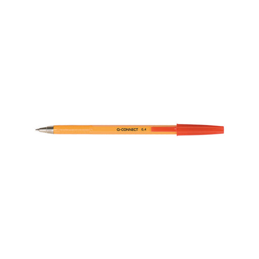 Q-Connect Ballpoint Pen Fine Red (Pack of 20) KF34048