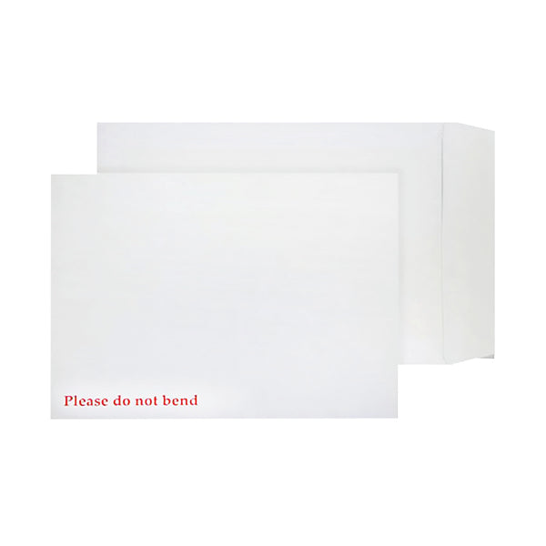 Q-Connect C4 Envelopes Board Back Peel and Seal 120gsm White (Pack of 125) KF3525