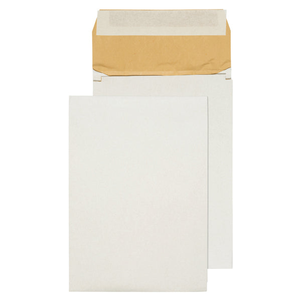 Q-Connect Padded Gusset Envelopes B4 353x250x50mm Peel and Seal White (Pack of 100) KF3532