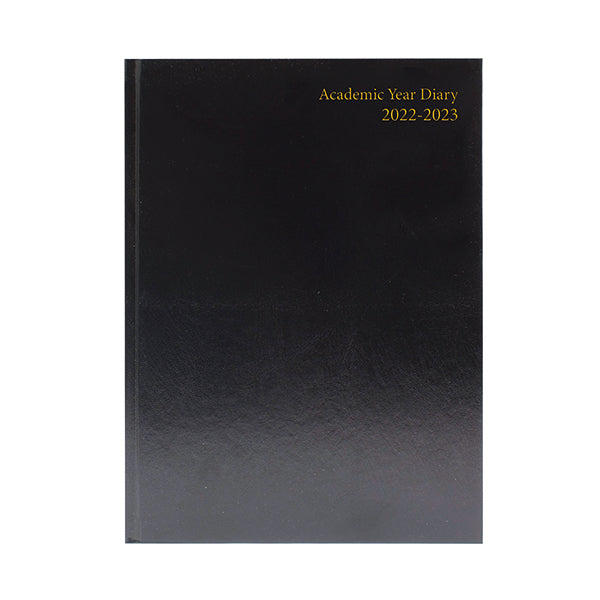 Academic Diary Week To View A5 Black 2022-2023 KF3A5ABK22