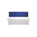 Jemini Straight Desk Mounted Screen 1600x25x400mm Blue KF78981