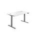 First Sit/Stand Desk 1600x800x630-1290mm White/Silver KF820673
