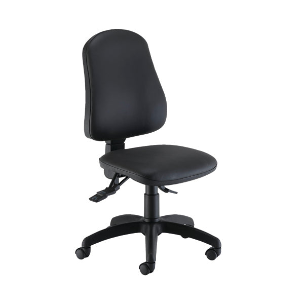 Jemini Intro Posture Chair Polyurethane 640x640x990-1160mm Black KF90586