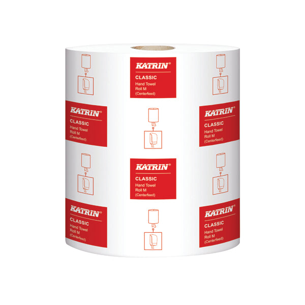 Katrin Classic Hand Towel Roll 2-Ply White (Pack of 6) 481911