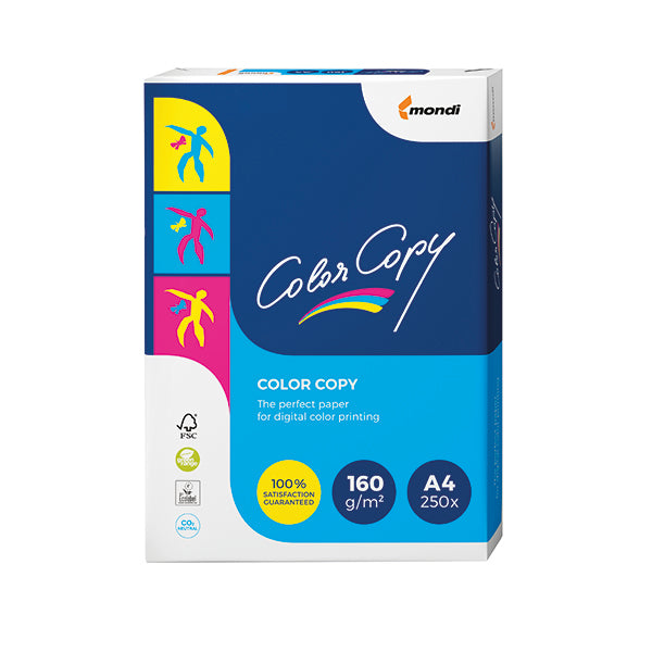 Color Copy A4 Paper 160gsm White (Pack of 250) CCW0324