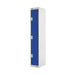 Three Compartment Locker 300x300x1800mm Blue Door MC00013