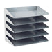 Avery Steel Letter Rack 5 Tier Grey 605