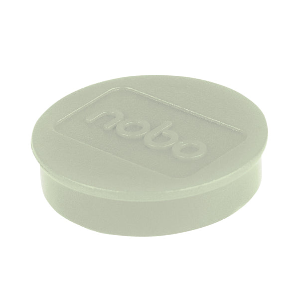 Nobo Whiteboard Magnets 38mm White (Pack of 10) 1915315