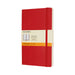 Moleskine Classic Soft Cover Ruled 130x210mm Large Red QP616F2