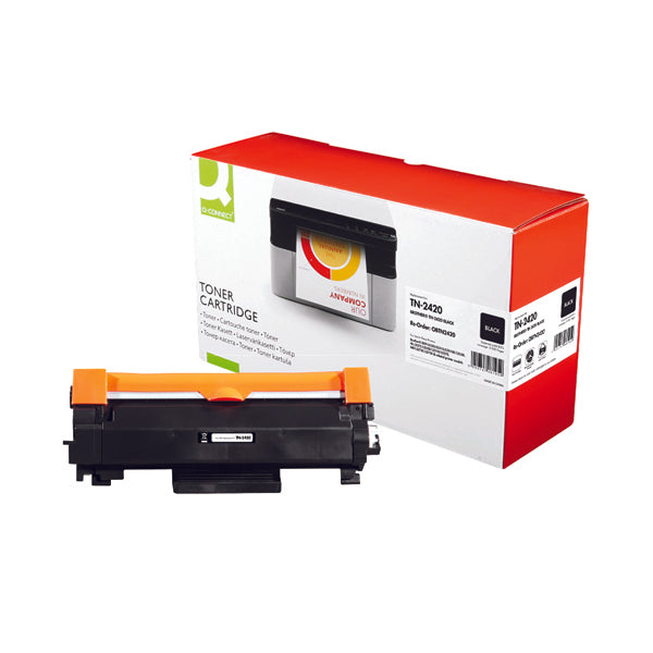 Q-Connect Brother TN-2420 Toner Cartridge Black TN-2420-COMP
