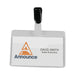 Announce Security Name Badge 60x90mm (Pack of 25) PV00922