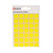 Blick Flourescent Labels in Bags Round 13mm Dia 140 Per Bag Yellow (Pack of 2800) RS004752