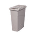 Rubbermaid Slim Jim Grey Confidential Waste Container FG9W1500LGRAY