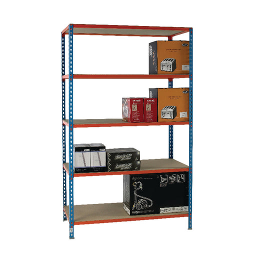 Standard Duty Painted Orange Shelf Unit Blue 378986
