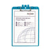 Snopake Clipboard with Pen Holder A4 Turquoise 15887