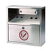 Wall Mounted Ash Bin Steel 5.5 Litre CIGBINSQ
