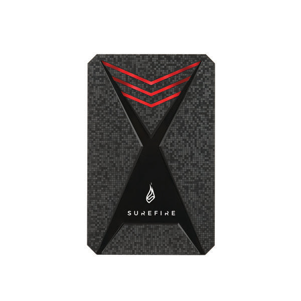 SureFire Bunker Gaming SSD USB 3.2 Gen 1 512GB Black 12+ Games 53683