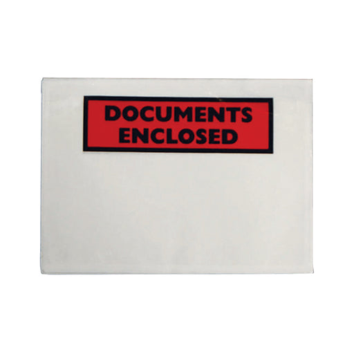 GoSecure Document Envelopes Documents Enclosed Self Adhesive A6 (Pack of 100) 9743DEE02