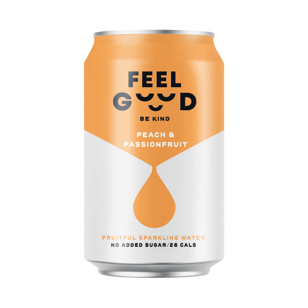 Feel Good Peach and Passionfruit Drink 330ml (Pack of 12) 7169
