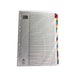 Multicoloured A4 1-31 Mylar Index WX01522