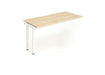 Evolve Plus 1400mm Single Row Extension Kit Maple Top White Frame BE314