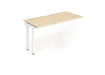 Evolve Plus 1200mm Single Row Extension Kit Maple Top White Frame BE319