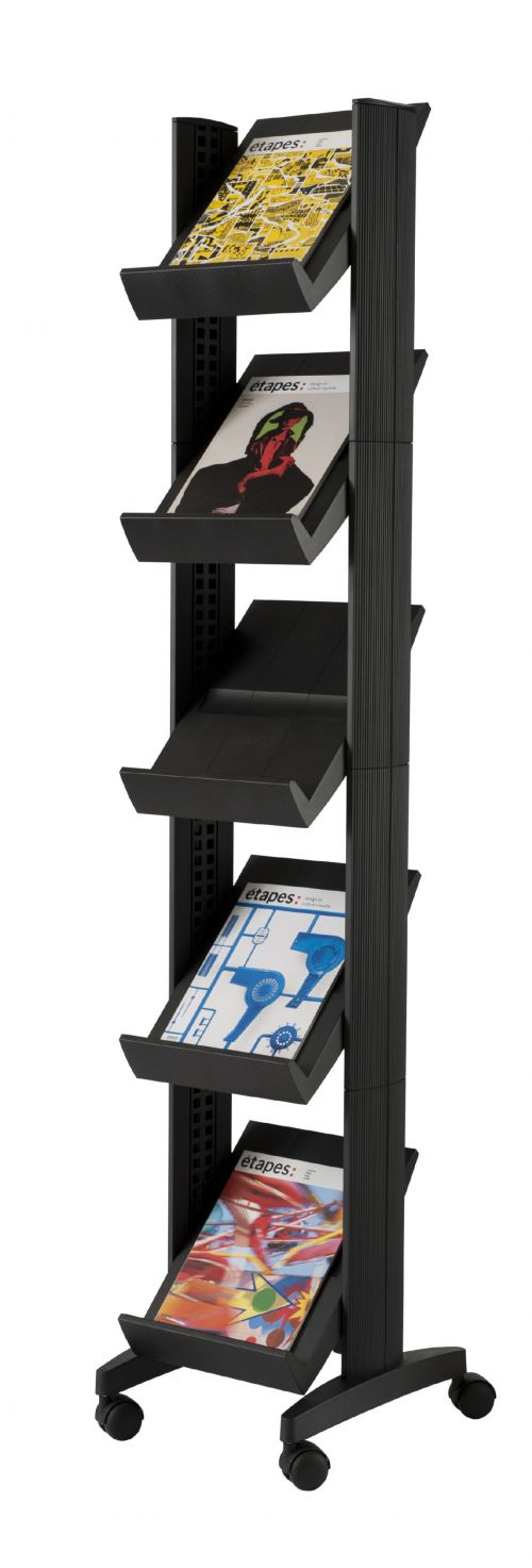 Best Value FastPaper Easy Literature Display Corner Black
