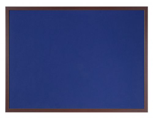 Best Value Bi-Office Earth-It Blue Felt 60x90cm cherry wd 32 mm frm