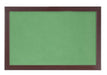 Best Value Bi-Office Earth-It Green Felt 60x90cm Cherry Wood 32 mm