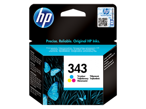 Best Value HP C8766E 3 Colour Ink Cartridge 7ml No.343