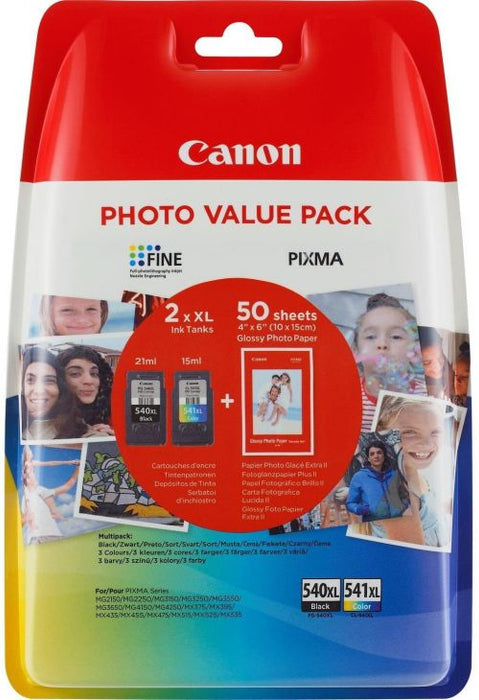 Best Value Canon 5222B013 PG540XL CL541XL Ink Paper Multipack