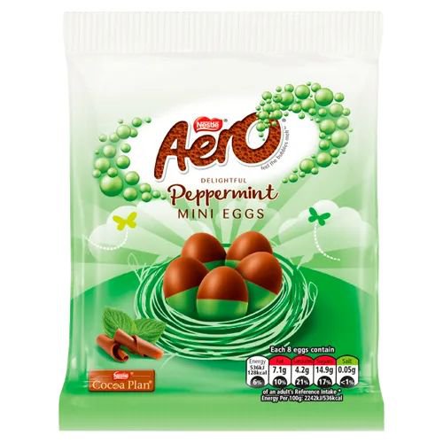 AERO Peppermint Mini Eggs Pouch 70g 12417484