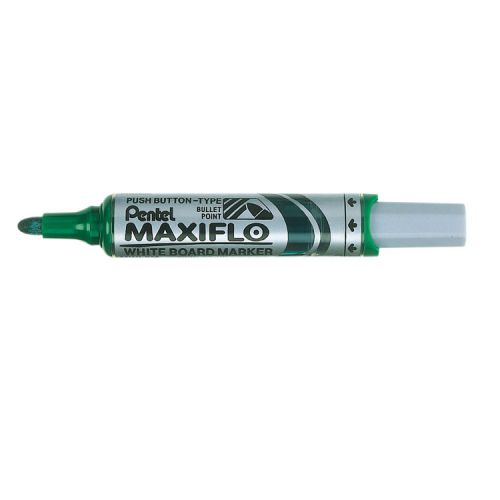 Best Value Pentel Whiteboard Marker Bullet Green Pack 12