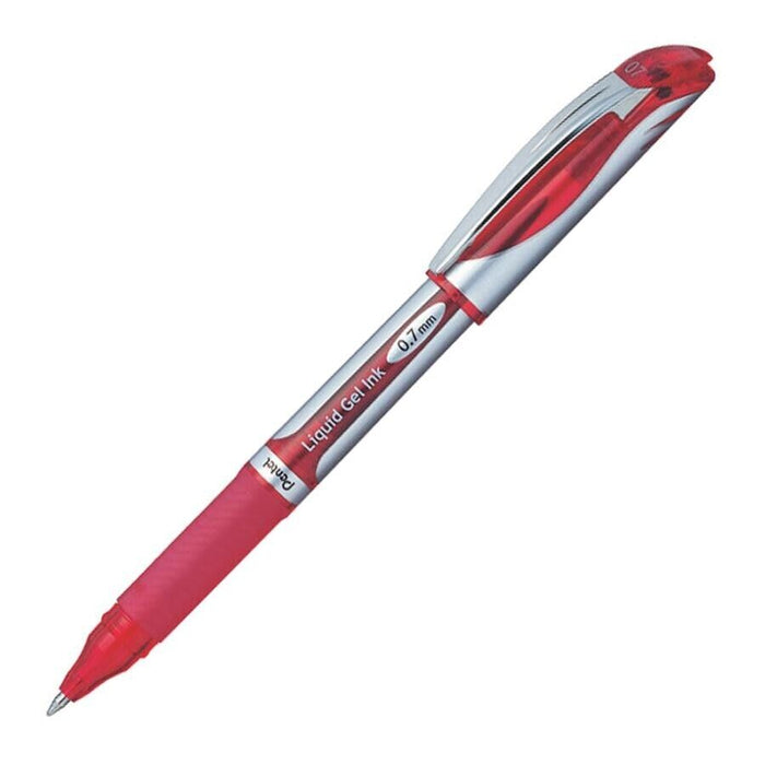 Pentel Energel XM Gel Rollerball Fine Tip 0.7mm Red PK12