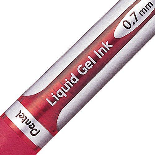 Pentel Energel XM Gel Rollerball Fine Tip 0.7mm Red PK12